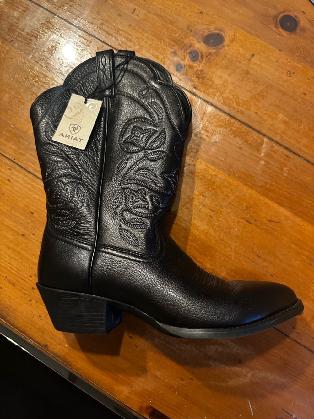 Ariat Black Western Heeled Boots